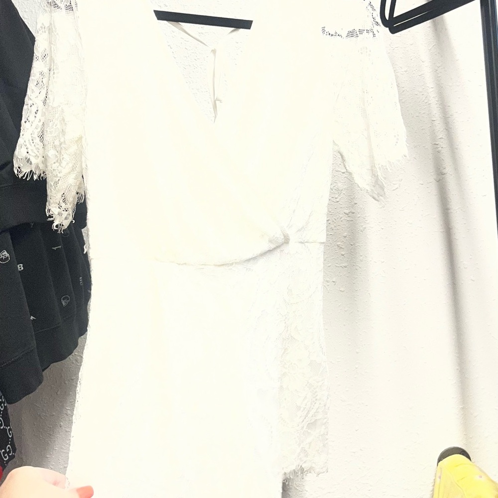 Trixxi Ivory Lace Dress